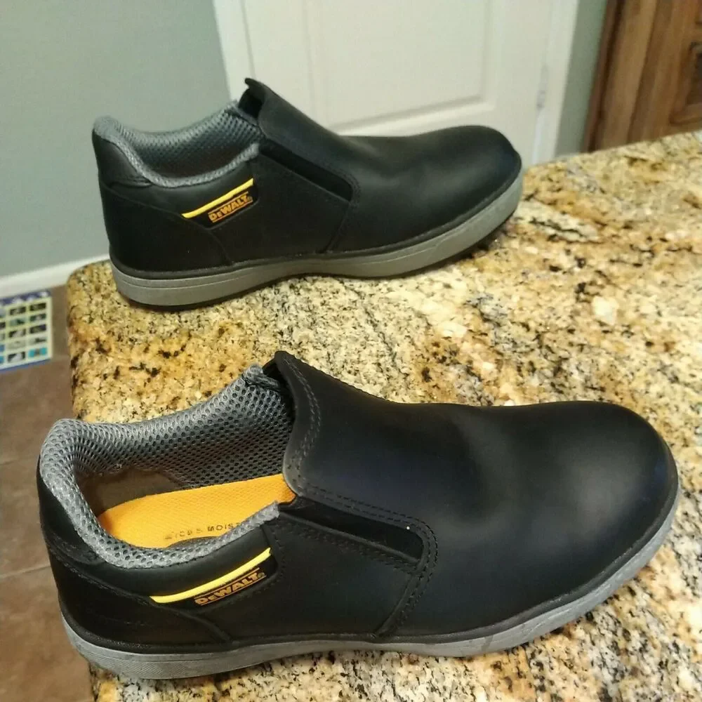 Dewalt Tough Slip On Steel Toe Heel Cushion Men Work Shoe Size 8.5 DXWP99006